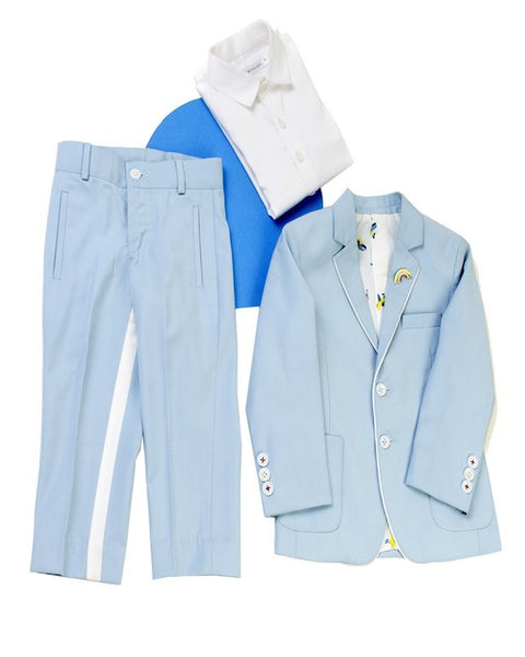 Pre-Order: Powder Blue Suit Set