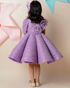 Pre-Order: Purple Sequins Structured Dress