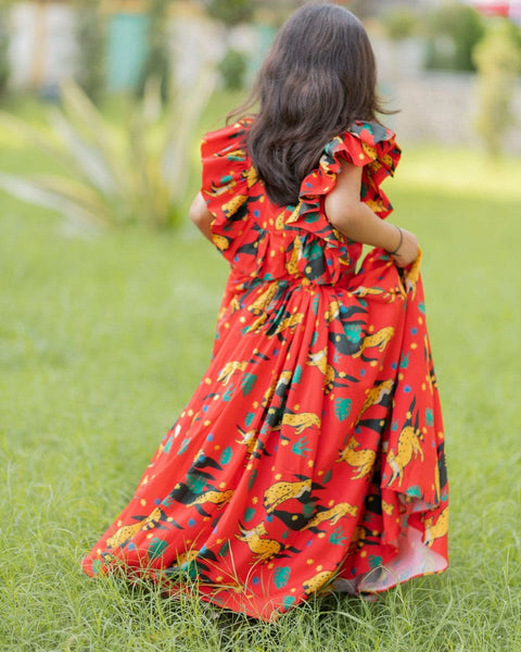 Pre-Order: Cheetah Ghagra Set