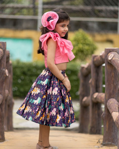 Pre-Order: Unicorn Skirt Top Set