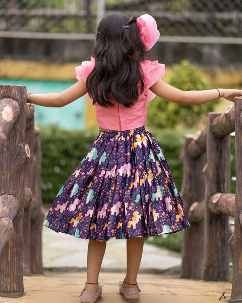 Pre-Order: Unicorn Skirt Top Set