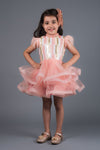 Pre-Order: Angelica Sequins Feather Dress