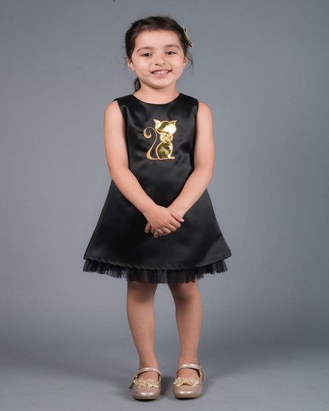 Pre-Order: Alley A Line Dress / Black