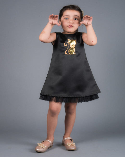 Pre-Order: Alley A Line Dress / Black