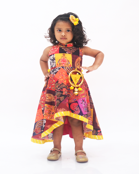 Pre-Order: High Low Ethnic Dress