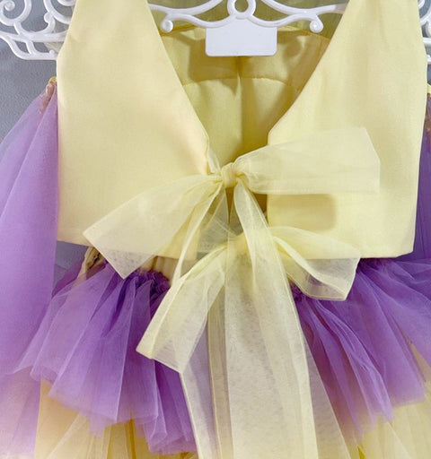 Pre-Order: Stylish Cold Shoulder And Shiny Floral Lace Work Top With Ruffled Lehenga