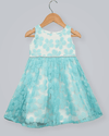 Pre-Order: White/Blue Dress with pearls