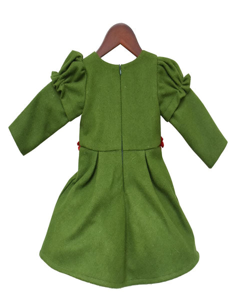 Pre-Order: Green Felt Frock