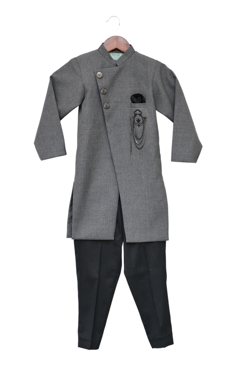 Pre-Order: Grey Ajkan with Pant