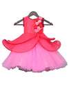 Pre-Order: Hot Pink & Baby Pink & Drape Gown