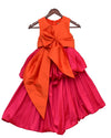 Pre-Order: Hot Pink and Orange Gown