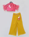 Pre-Order: Hot Pink Top with Yellow Pants