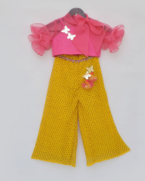 Pre-Order: Hot Pink Top with Yellow Pants
