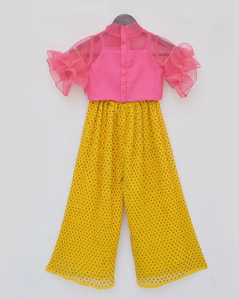 Pre-Order: Hot Pink Top with Yellow Pants