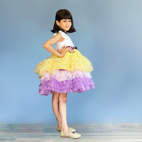 Pre-Order: Ruffled One Shoulder Dress