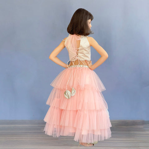 Pre-Order: Kiddie brocade ghaghra choli