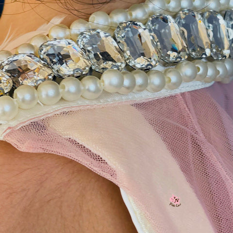 Pre-Order: Mini me Ghagra choli in quilted cream silk