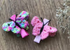 Butterfly Alligator Clip -Combo - Set of 2 (Pink/Multicolour)