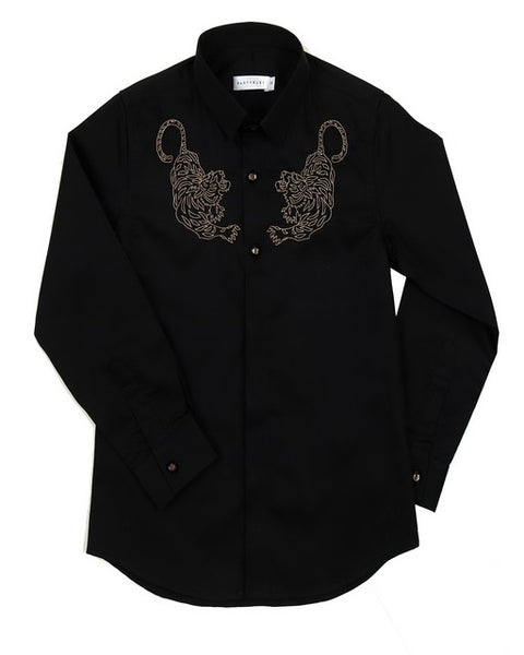 Pre-Order: Tiger Embroidered Shirt
