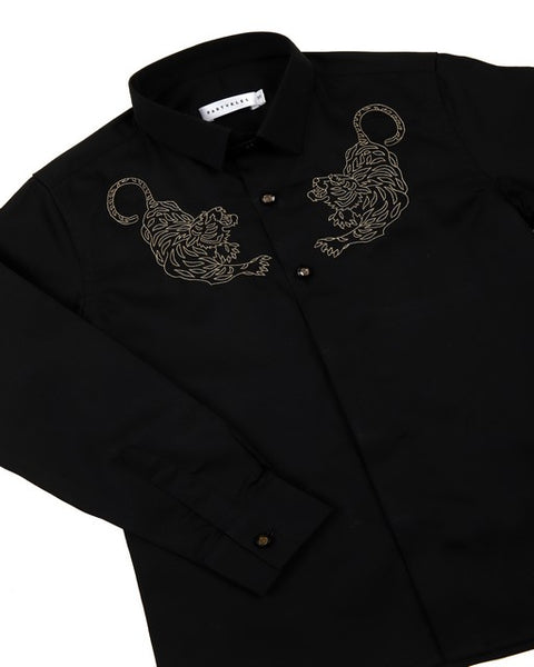 Pre-Order: Tiger Embroidered Shirt