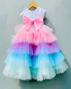 Pre-Order: Unicorn Multicolored Multilayered Dress
