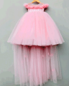 Pre-Order: Pink Gown with Detachable trail