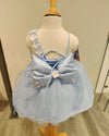 Pre-Order: Lovely Blue Feather Dress