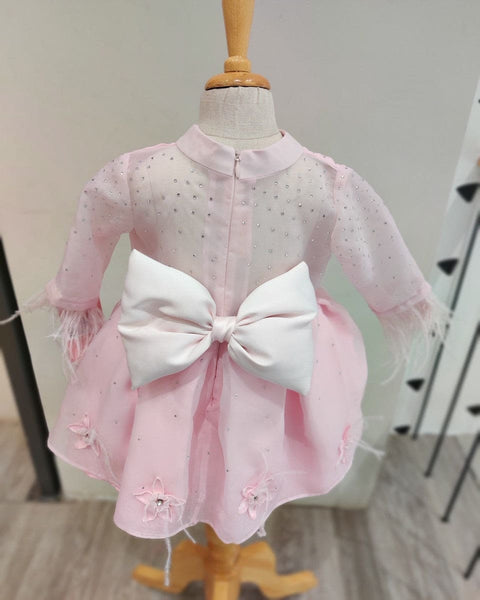 Pre-Order: Soft Pink Pearl Dress