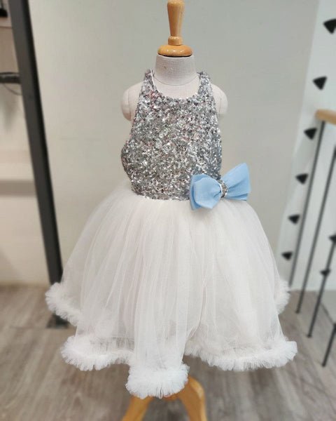 Pre-Order: White Yoke Embroidered Dress