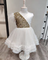 Pre-Order: White Hand Embroidered Sequin Dress