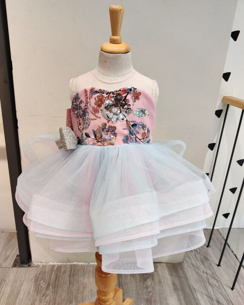 Pre-Order: Pink Heavy Sequin Dress