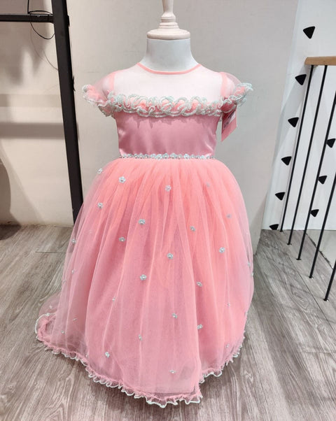 Pre-Order: Pink Beautiful Embellished Gown