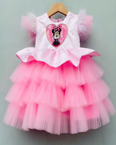 Pre-Order: Pink Minnie Layered Dress