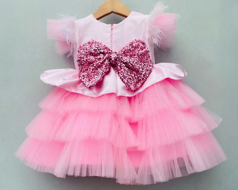 Pre-Order: Pink Minnie Layered Dress