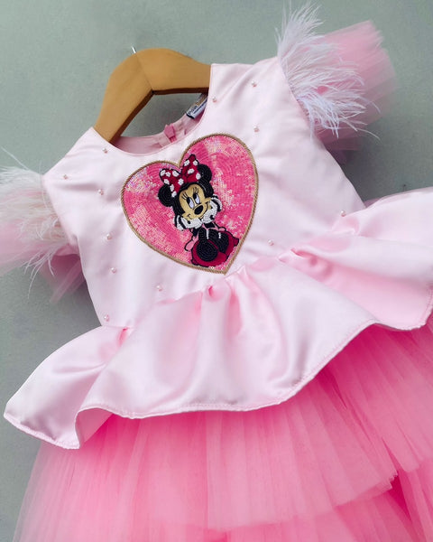 Pre-Order: Pink Minnie Layered Dress