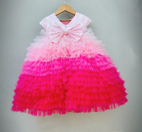 Pre-Order: Pink Layered Gown