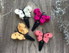 Butterfly Snap Clips -Combo - Set of 4 (Off-White/Yellow/Pink/Peach)