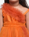 Orange Dual Shade gown