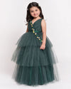 Pre-Order: Green Layered Gown