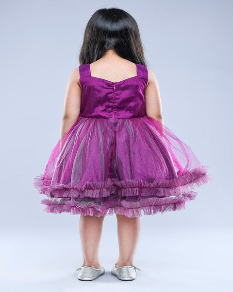 Rose Torso dress Purple