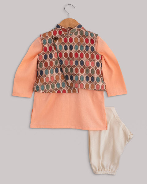 Pre-Order: Mughal Print Jacket Set