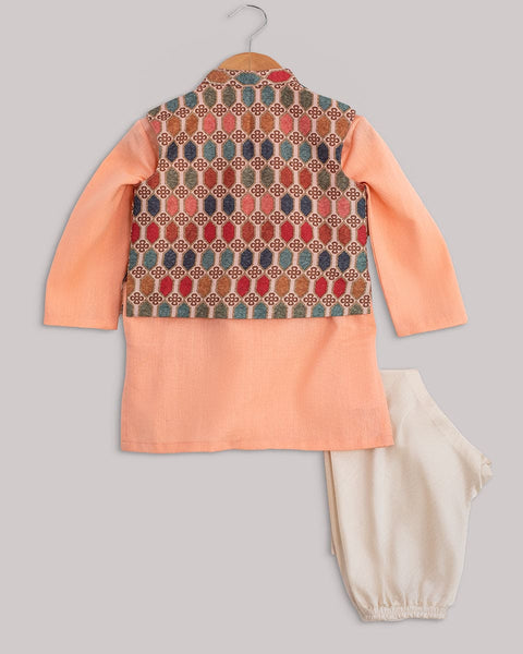 Pre-Order: Mughal Print Jacket Set