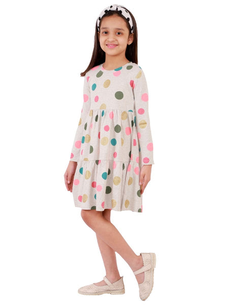 Pre-Order: Polka Dot Printed Tier Dress