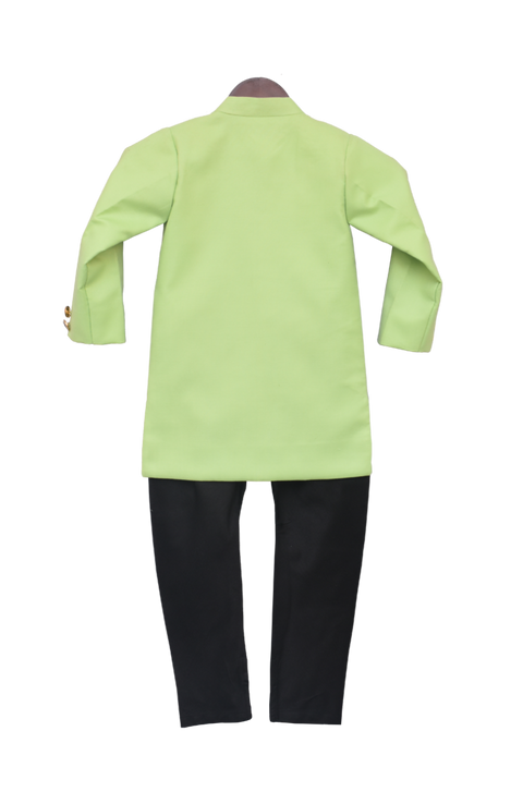 Pre-Order: Lime Green Ajkan with Pant