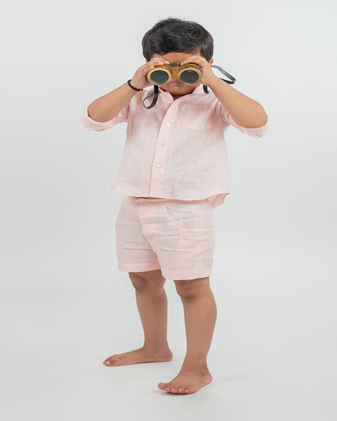 Pre-Order: Lt. Pink Co-ordinated Set for Boys
