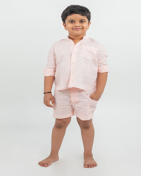 Pre-Order: Lt. Pink Co-ordinated Set for Boys