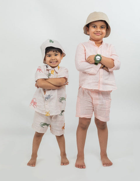 Pre-Order: Lt. Pink Co-ordinated Set for Boys