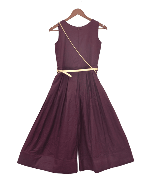 Pre-Order: Maroon Linen Jumpsuit