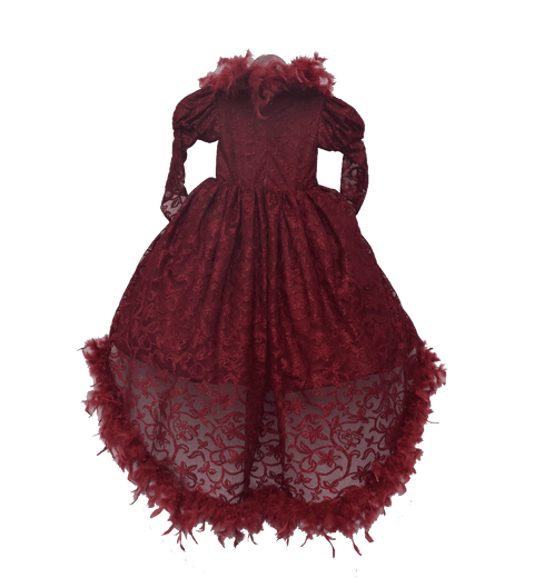 Pre-Order: Maroon Shantilayer Gown
