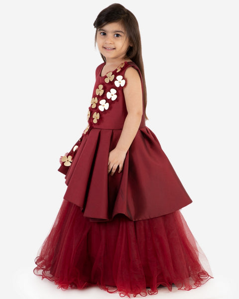Pre-Order: Hannah Maroon Gown